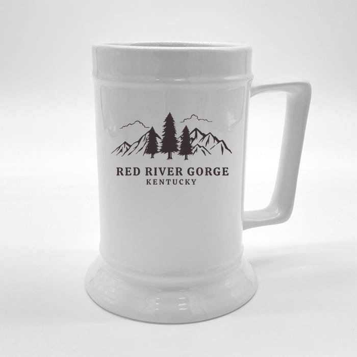 Red River Gorge Mountains Front & Back Beer Stein