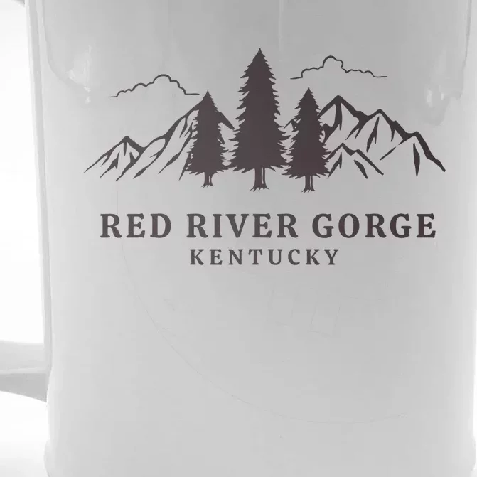 Red River Gorge Mountains Front & Back Beer Stein