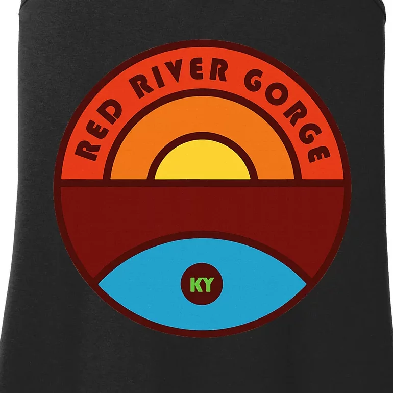 Red River Gorge Kentucky Trail Ladies Essential Tank