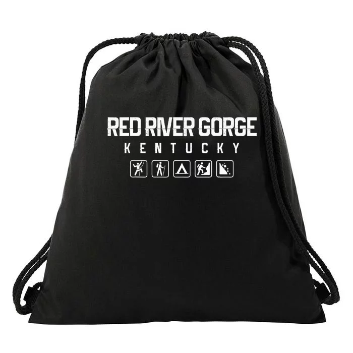 Red River Gorge Kentucky Outdoor Drawstring Bag