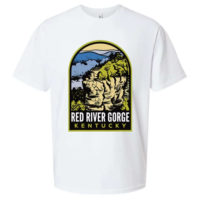 Red River Gorge Chimney Top Rock Sueded Cloud Jersey T-Shirt