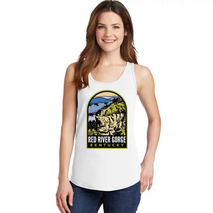 Red River Gorge Chimney Top Rock Ladies Essential Tank