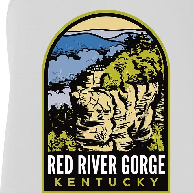 Red River Gorge Chimney Top Rock Women's Racerback Tank