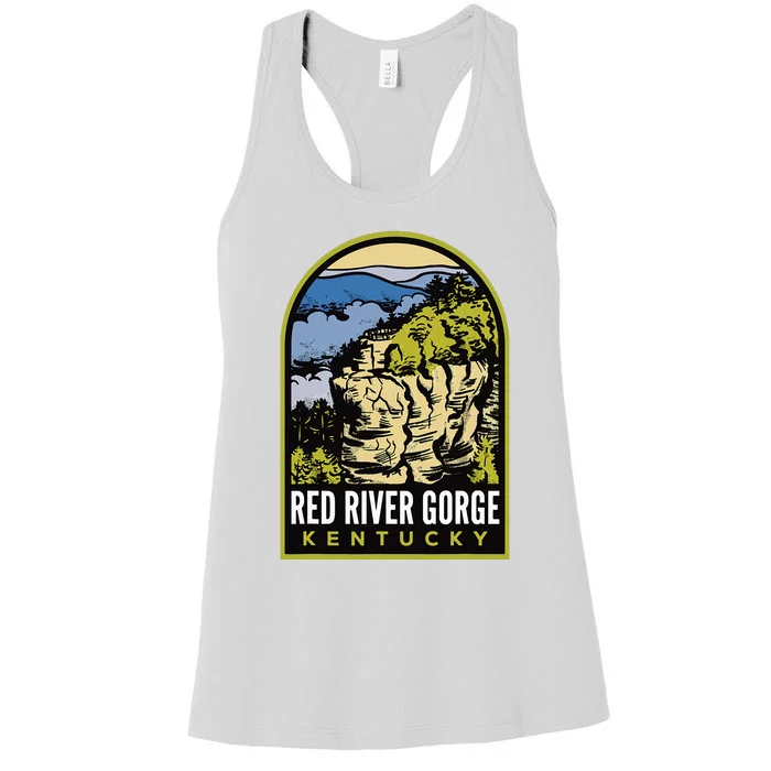 Red River Gorge Chimney Top Rock Women's Racerback Tank