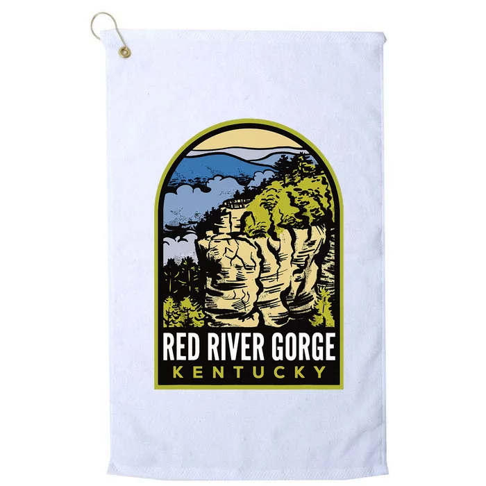 Red River Gorge Chimney Top Rock Platinum Collection Golf Towel