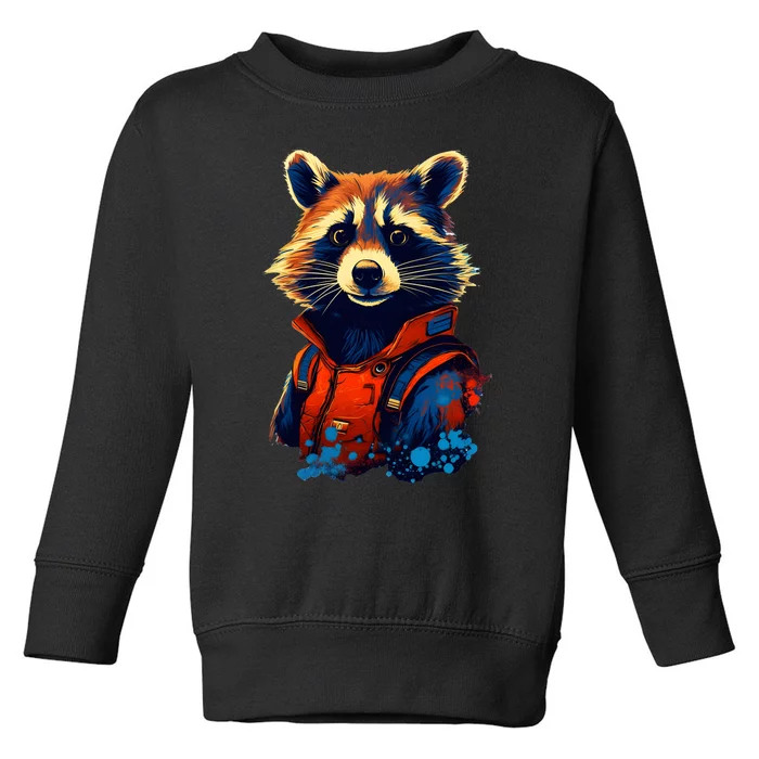 Raccoon Limited Edition Toddler Sweatshirt