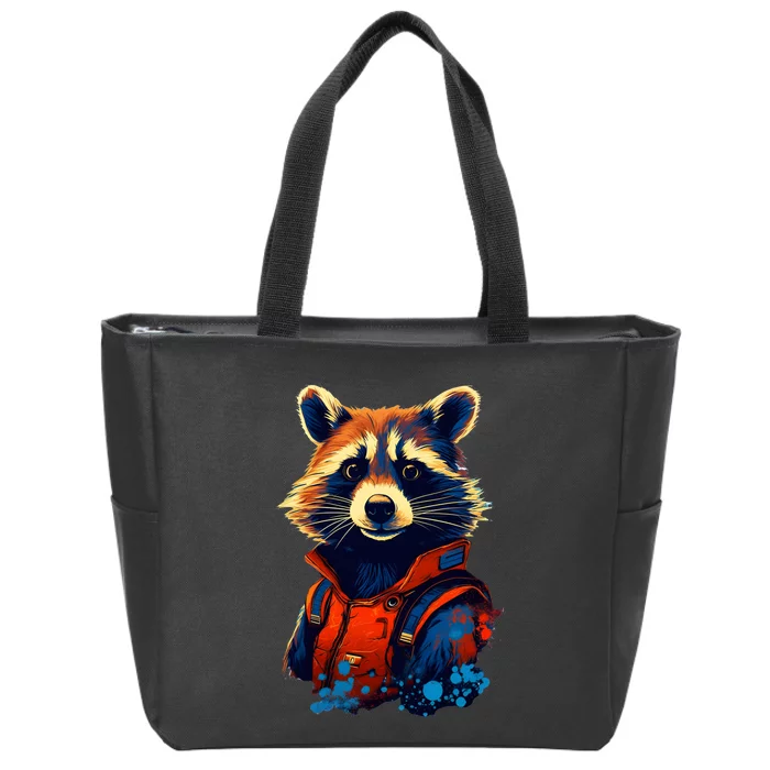 Raccoon Limited Edition Zip Tote Bag