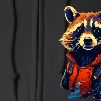 Raccoon Limited Edition Full Zip Hoodie