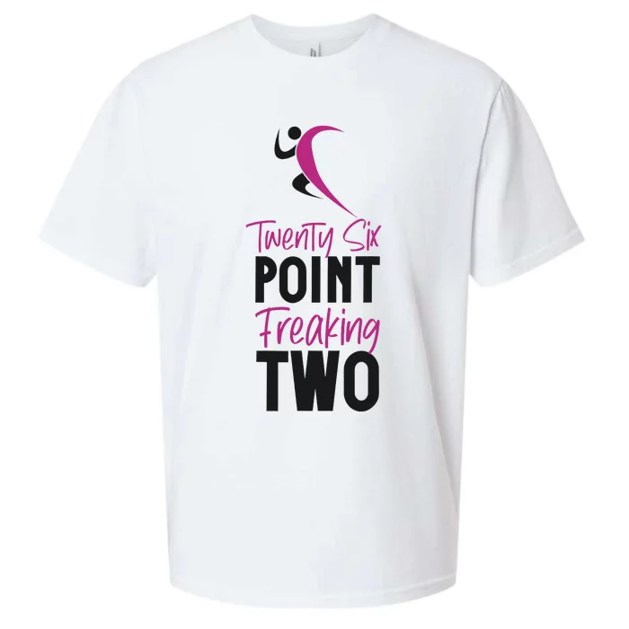 Running Runner Half Marathon TwentySix Point Freaking Two Sueded Cloud Jersey T-Shirt