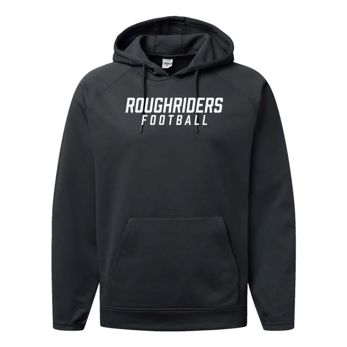 Red River High School Football Team Performance Fleece Hoodie