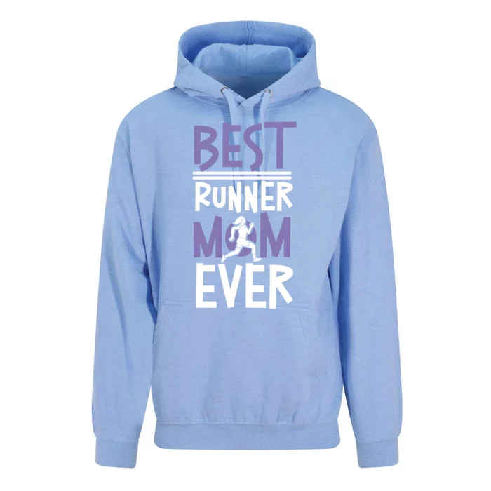 Running Runner Half Marathon Mom Mother Best Runner Mom Ever Gift Unisex Surf Hoodie