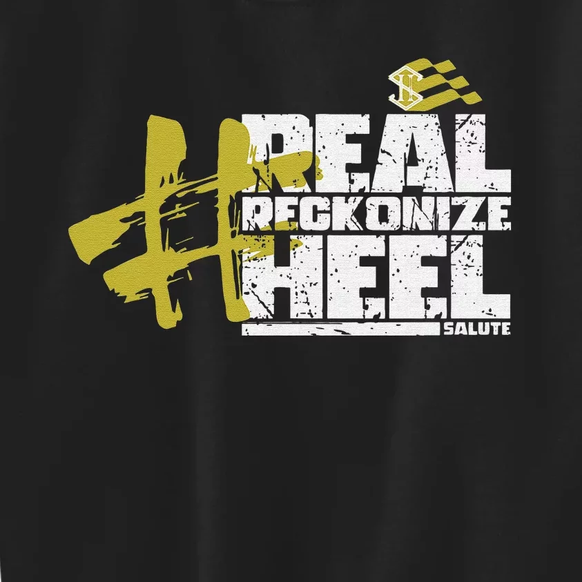 Real Reckonize Heel Salute Kids Sweatshirt