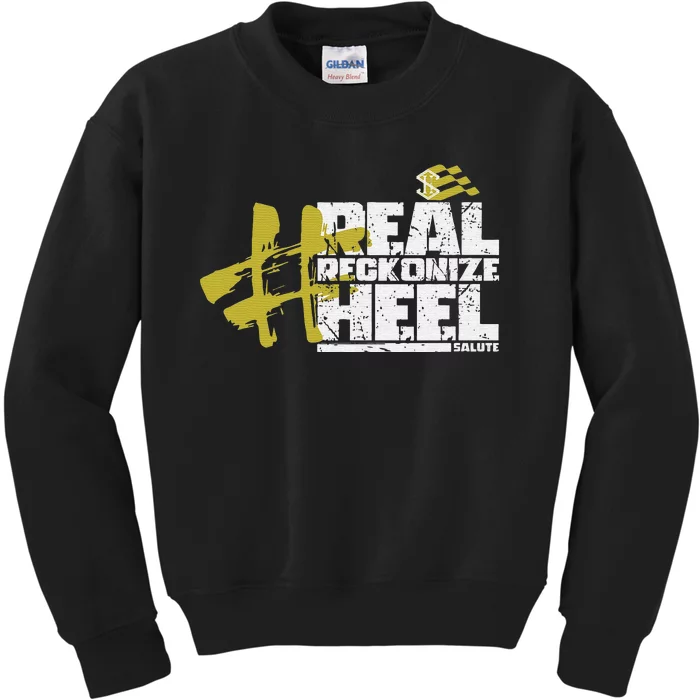 Real Reckonize Heel Salute Kids Sweatshirt