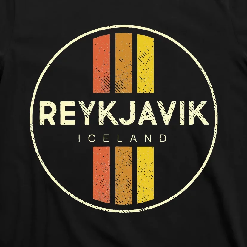 Retro Reykjavik Iceland Vintage T-Shirt