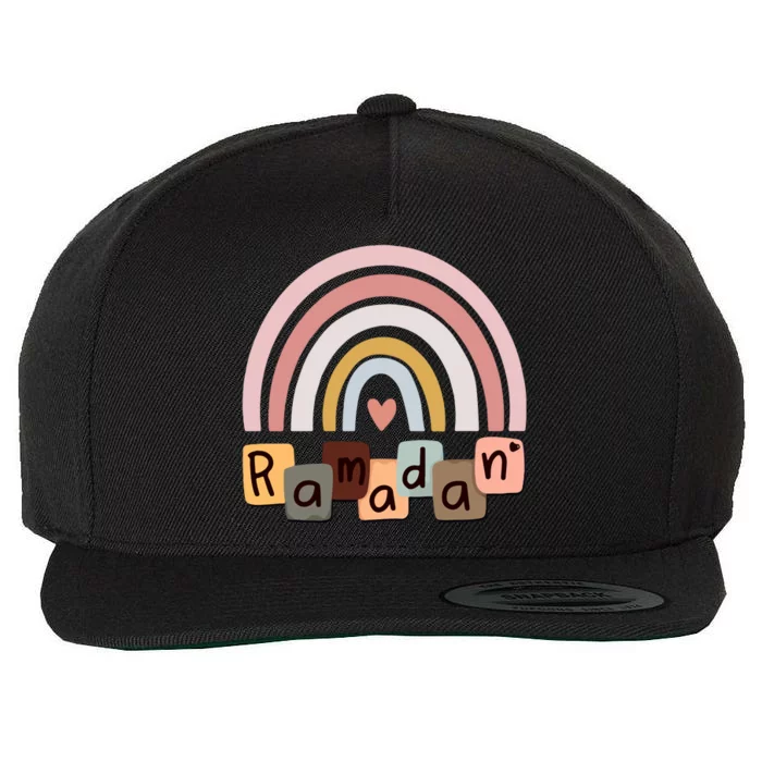 Rainbow Ramadan Islam Muslim Gift For Ramadan Mubarak Wool Snapback Cap