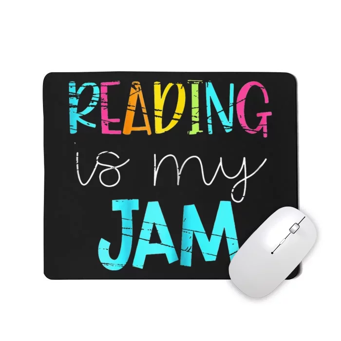 retro Reading is My Jam Read Teacher ELA Teacher Mousepad