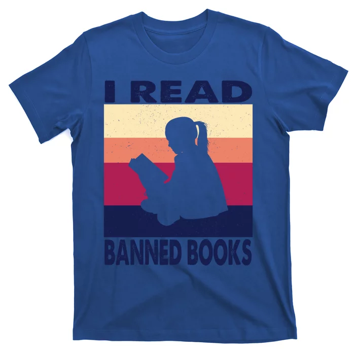 Reader Reading Image Picture Quote I Read Banned Books Cool Gift T-Shirt