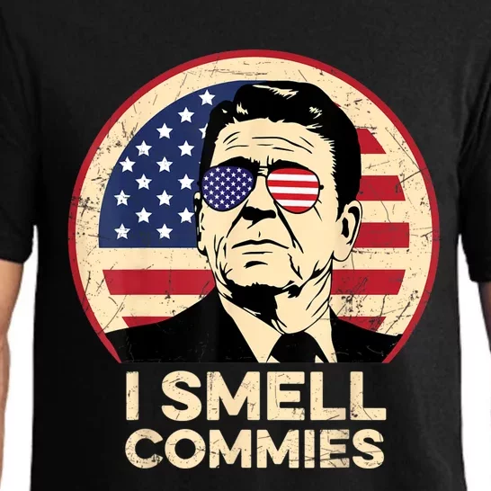 Ronald Reagan, I Smell Commies Patriotic American President Pajama Set