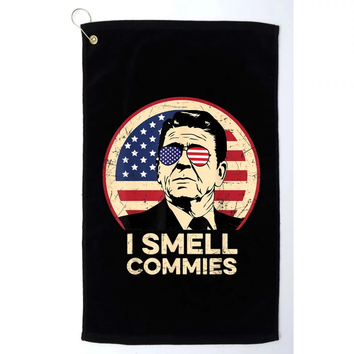 Ronald Reagan, I Smell Commies Patriotic American President Platinum Collection Golf Towel