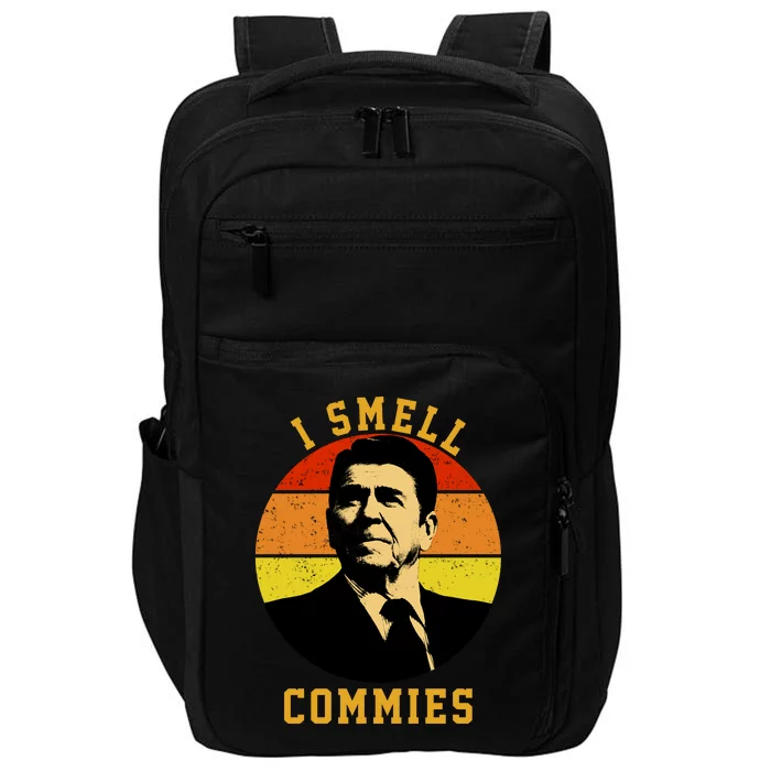 Ronald Reagan I Smell Commies Impact Tech Backpack