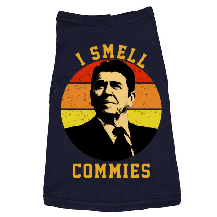 Ronald Reagan I Smell Commies Doggie Tank