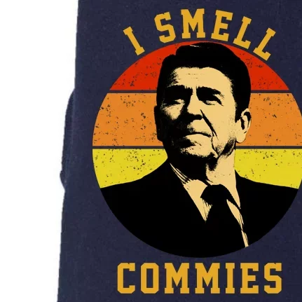 Ronald Reagan I Smell Commies Doggie 3-End Fleece Hoodie