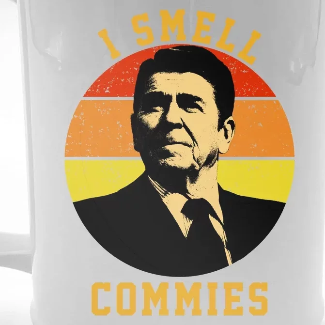 Ronald Reagan I Smell Commies Front & Back Beer Stein