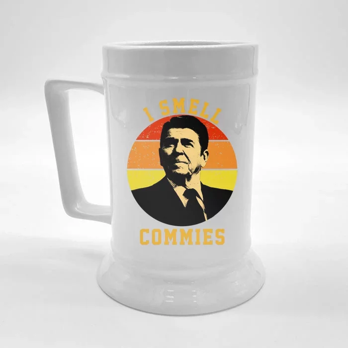 Ronald Reagan I Smell Commies Front & Back Beer Stein