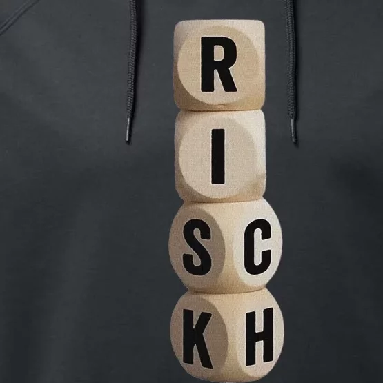 Risk Rich I Will Be Rich Earn Crypto Performance Fleece Hoodie