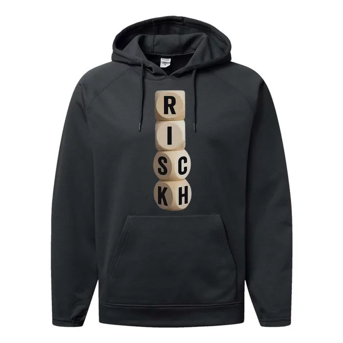 Risk Rich I Will Be Rich Earn Crypto Performance Fleece Hoodie