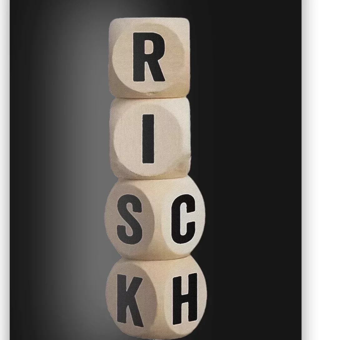 Risk Rich I Will Be Rich Earn Crypto Poster