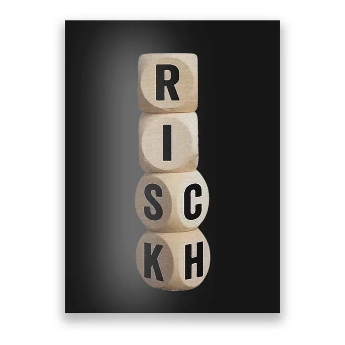 Risk Rich I Will Be Rich Earn Crypto Poster