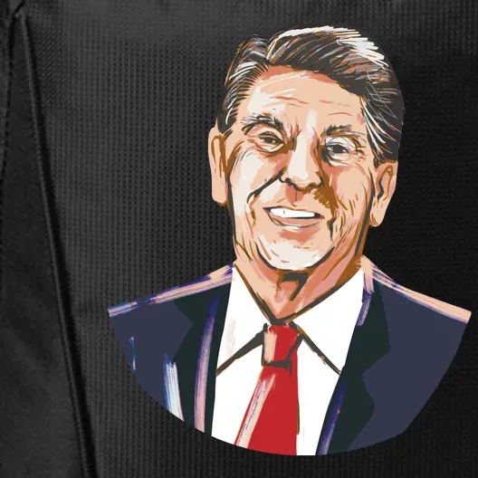 Ronald Reagan Illustration City Backpack