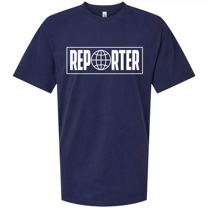 Reporter Reporting Journalist Press Member Correspondent Cute Gift Sueded Cloud Jersey T-Shirt