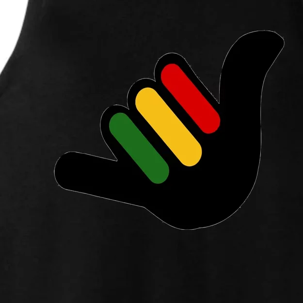 Rasta Reggae Jamaica Ladies Tri-Blend Wicking Tank