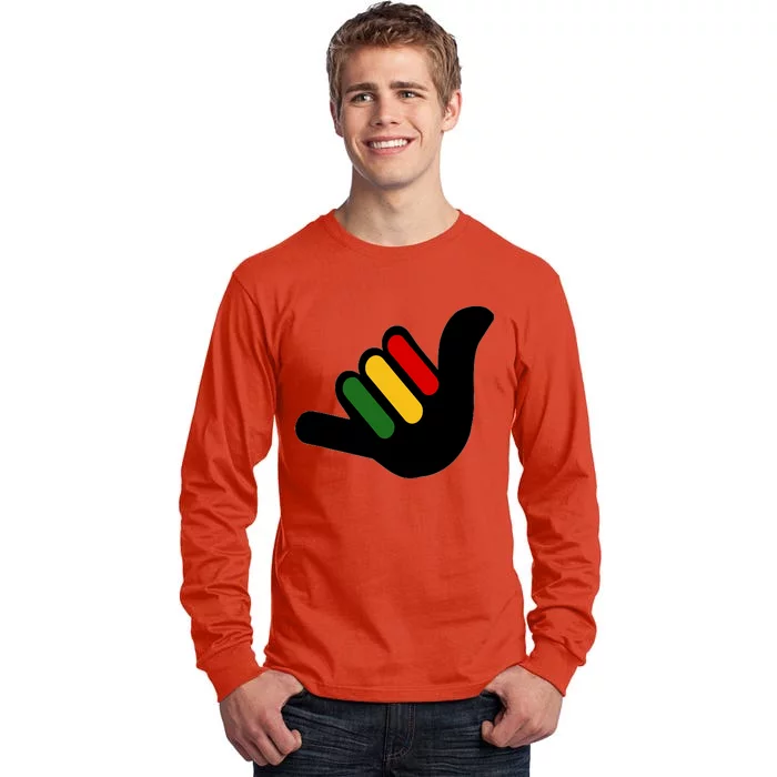 Rasta Reggae Jamaica Tall Long Sleeve T-Shirt