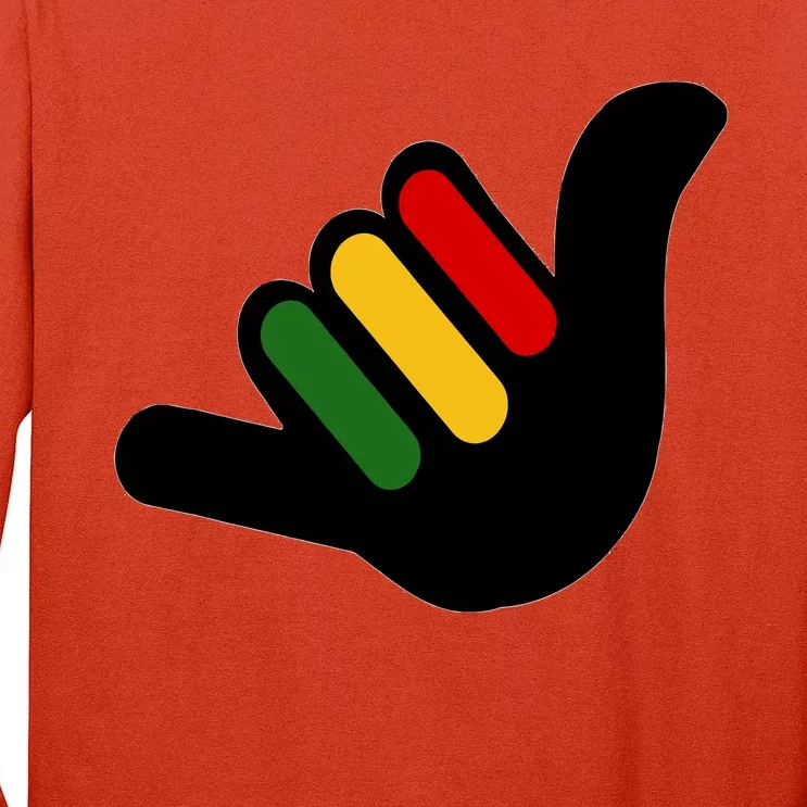 Rasta Reggae Jamaica Tall Long Sleeve T-Shirt