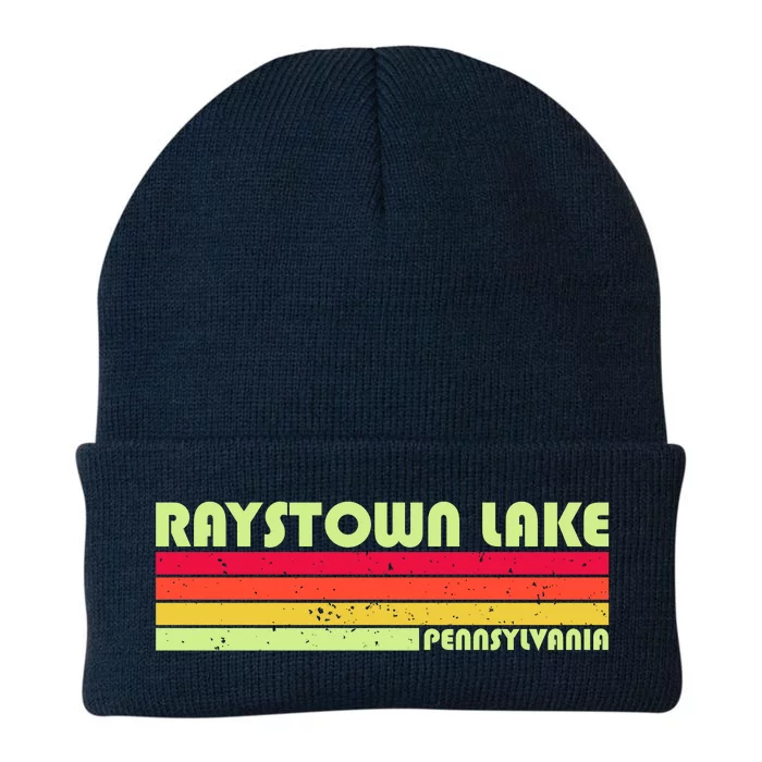 Retro Raystown Lake Pennsylvania Knit Cap Winter Beanie