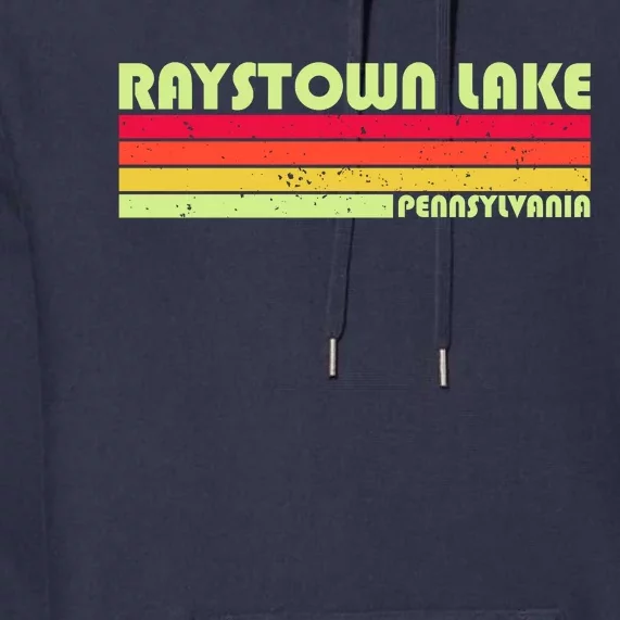 Retro Raystown Lake Pennsylvania Premium Hoodie