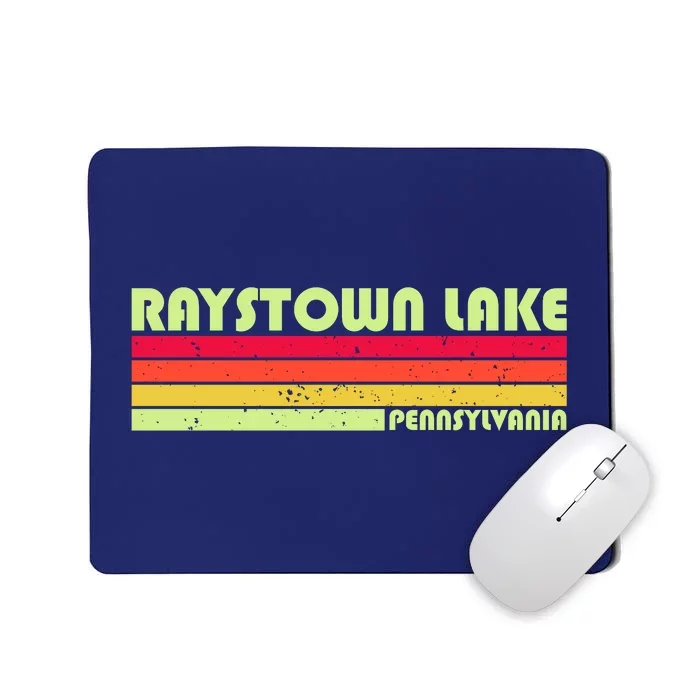 Retro Raystown Lake Pennsylvania Mousepad