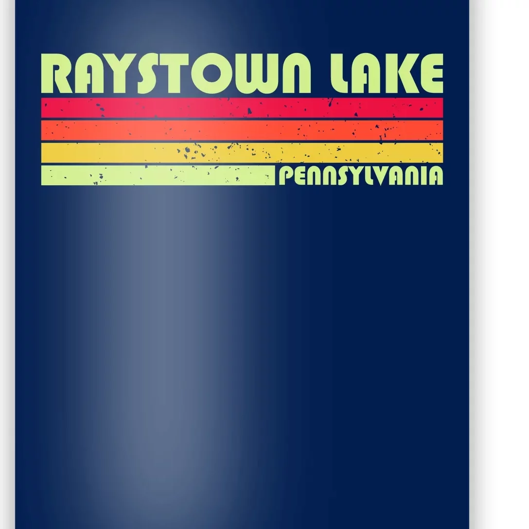 Retro Raystown Lake Pennsylvania Poster