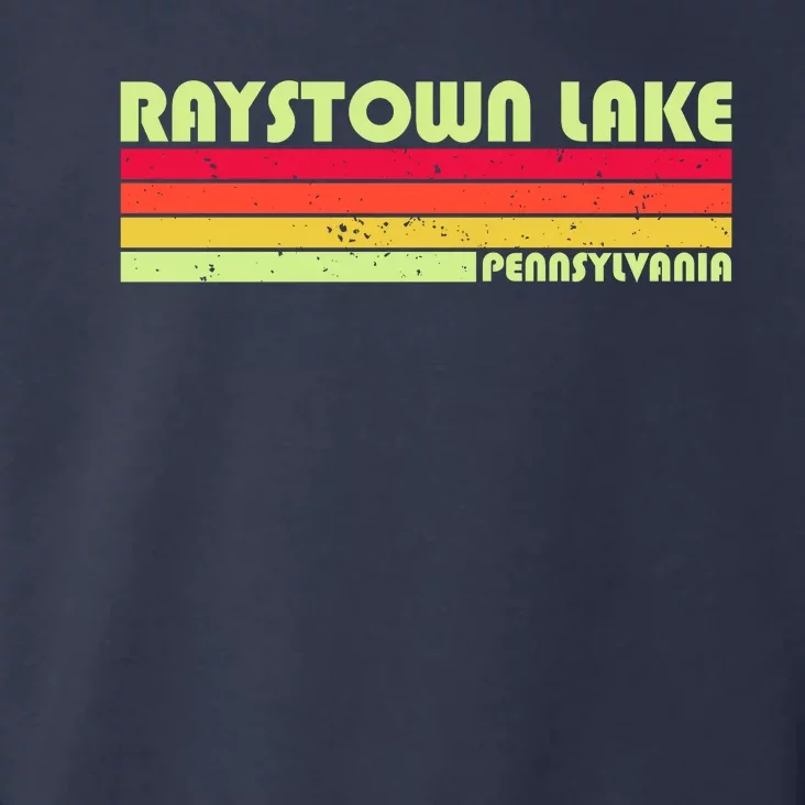 Retro Raystown Lake Pennsylvania Toddler Hoodie