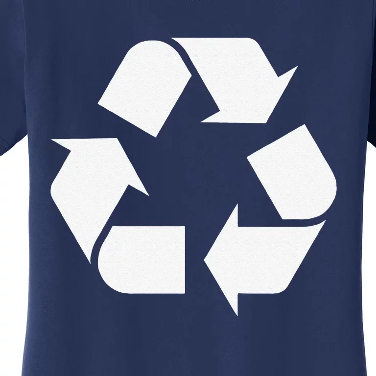 Recycling Recycle Logo Earth Day For Women's T-Shirt