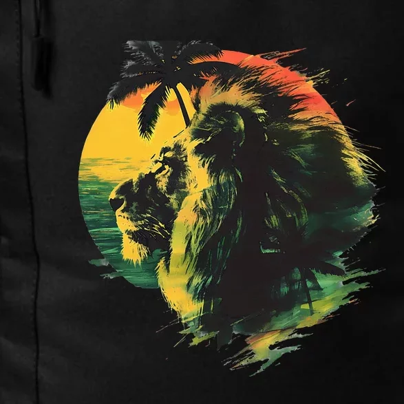 Rasta Reggae Lion Of Judah Rastafari Pride Jamaican Music Daily Commute Backpack