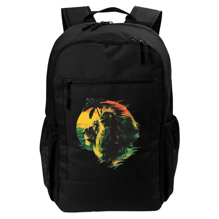 Rasta Reggae Lion Of Judah Rastafari Pride Jamaican Music Daily Commute Backpack