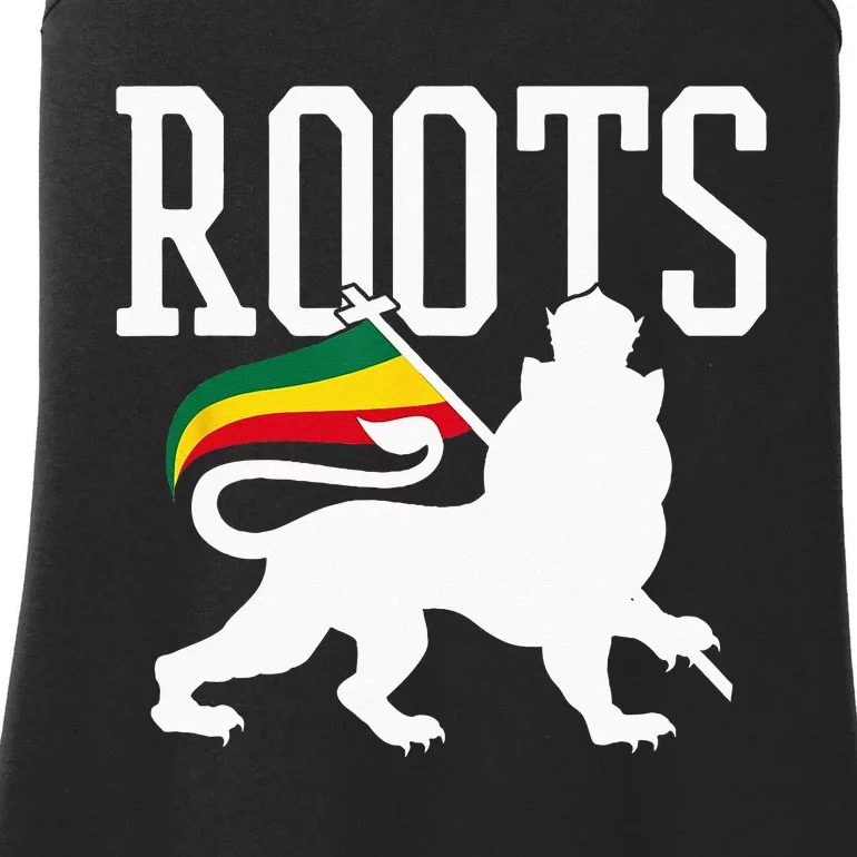 Reggae Roots Lion Of Judah Rastafari Music Rasta Gift Ladies Essential Tank