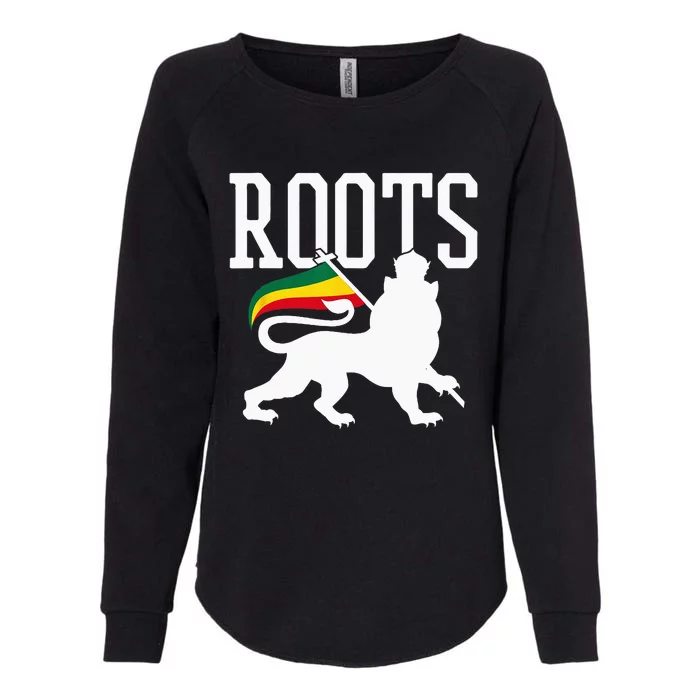 Reggae Roots Lion Of Judah Rastafari Music Rasta Gift Womens California Wash Sweatshirt