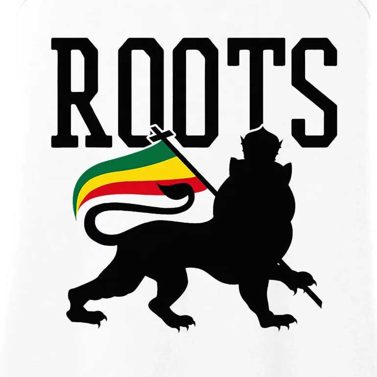 Reggae Roots Lion Of Judah Rastafari Music Rasta Gift Ladies Essential Tank