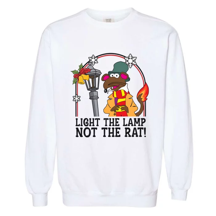 Retro Rizzo Light The Lamp Not The Rat Garment-Dyed Sweatshirt