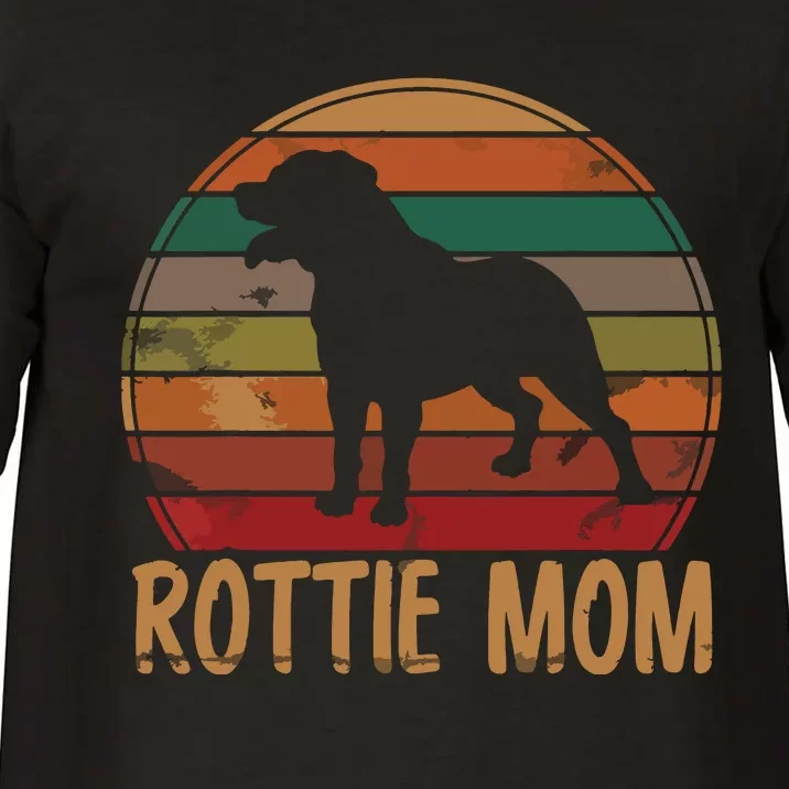 Retro Rottweiler Mom Gift Rott Dog Mother Pet Rottie Mama Comfort Colors T-Shirt